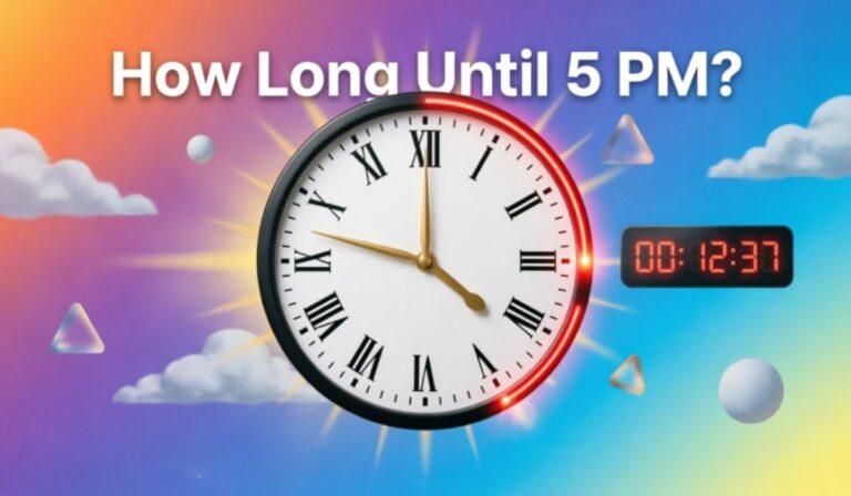 How Long Until 5 PM? A Complete Guide to Calculating Time Left in Your Day