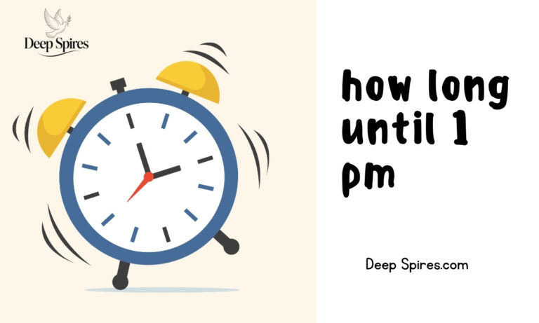 how long until 1 pm