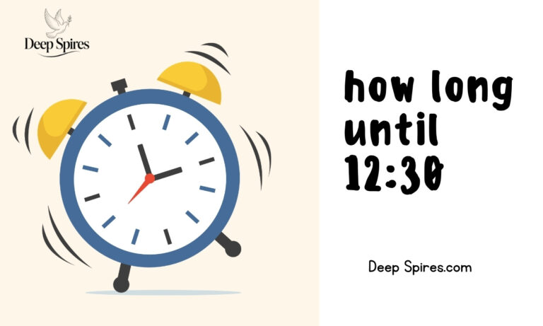 how long until 12:30