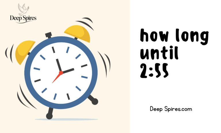 how long until 2:55