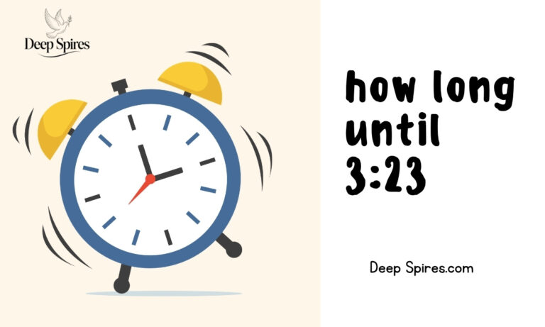 how long until 3:23