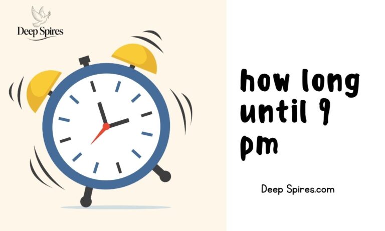 how long until 9 pm